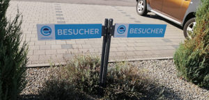 Besucherschild Parkplatz