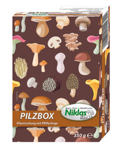 Faltschachtel Pilzbox