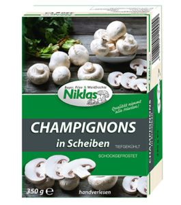 Faltschachteln Champignons
